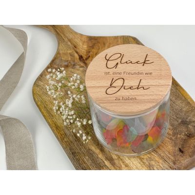 Vorratsglas Glück ist Freundin