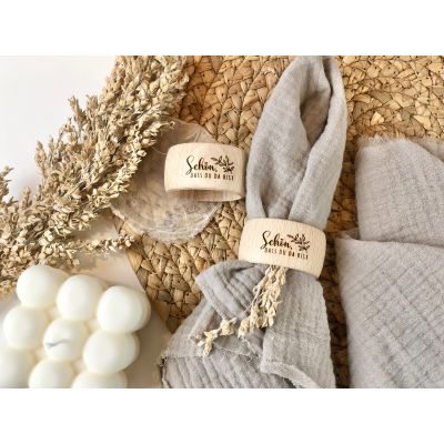 Serviettenring Schön, dass du da bist Zweig