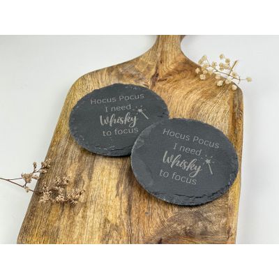 Untersetzer Schiefer Hocus Pocus Whisky